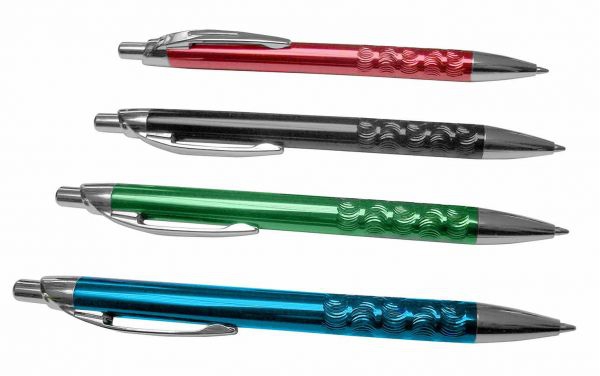 BOLIGRAFO DE ALUMINIO CON CIP OLAS P043